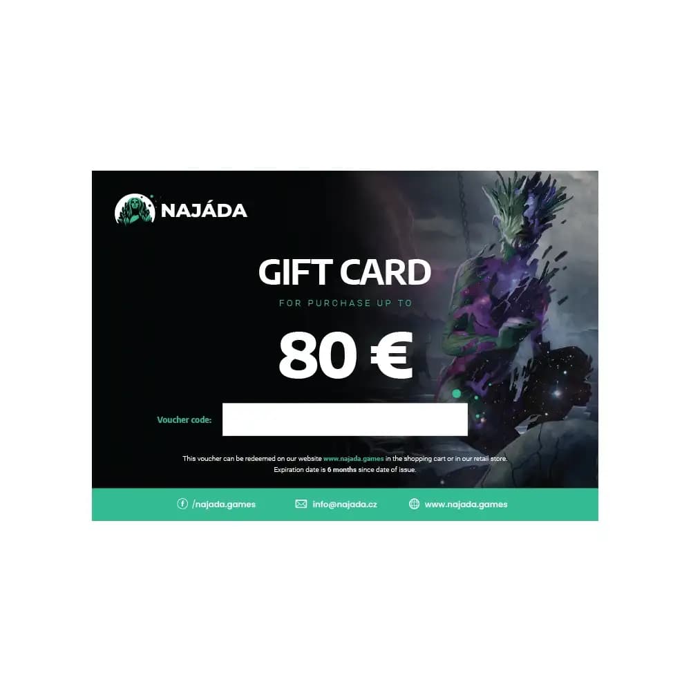 Dárkový poukaz 80€