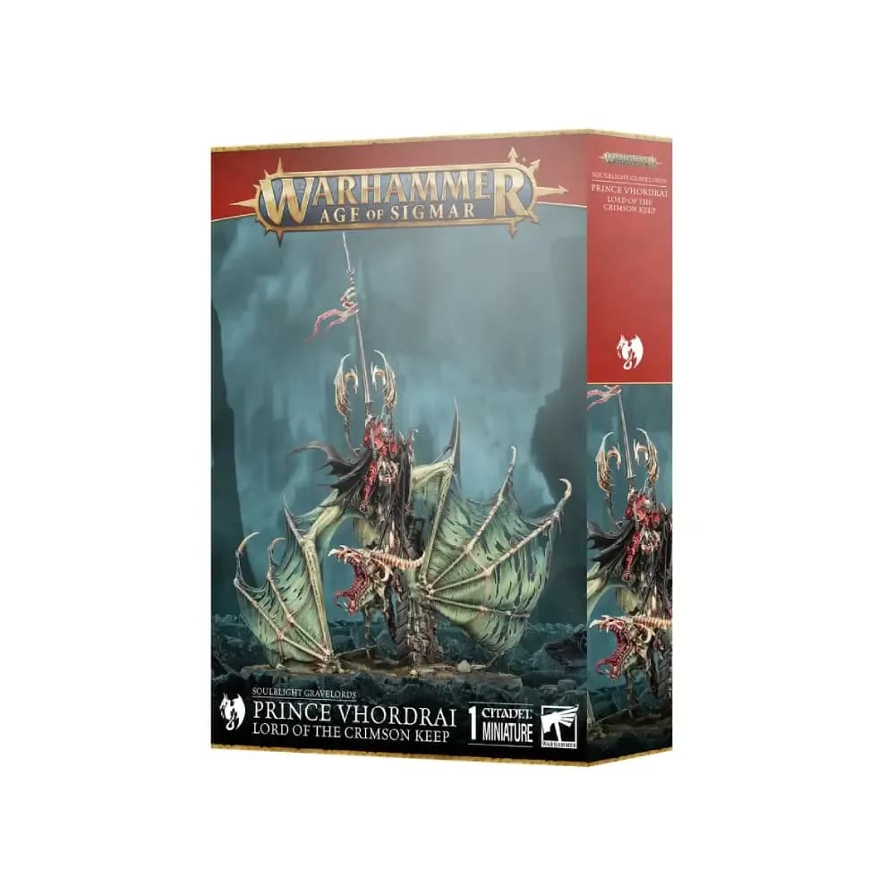 Warhammer AoS – Soulblight Gravelords: Prince Vhordrai, Lord of the Crimson Keep