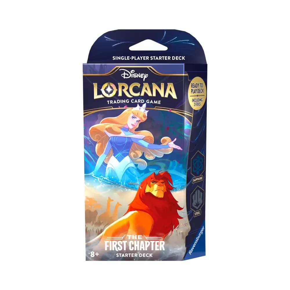 Lorcana: The First Chapter Sapphire & Steel Starter Deck