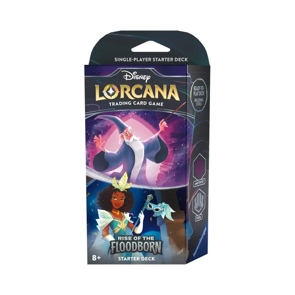 Lorcana: Rise of the Floodborn Amethyst & Steel Starter Deck