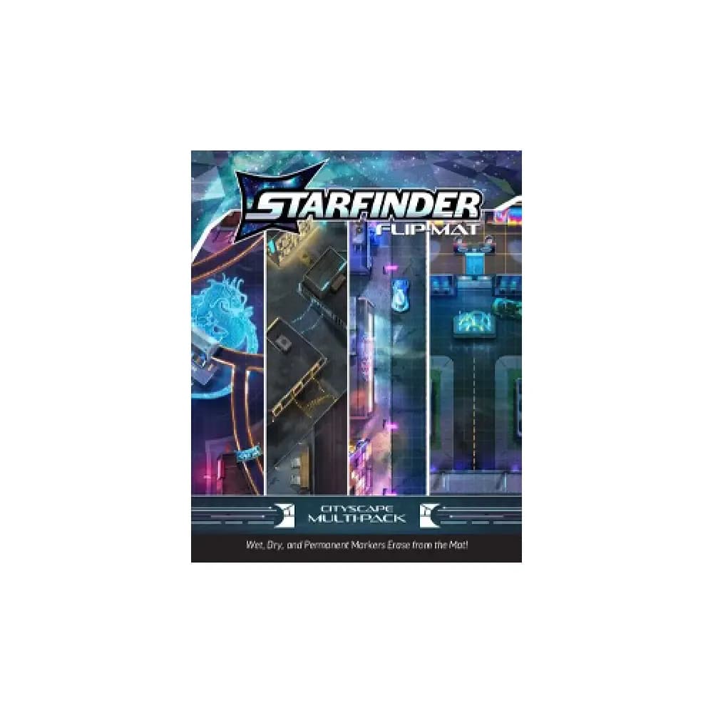 Starfinder Flip-Mat Cityscape Multi-Pack (anglicky)