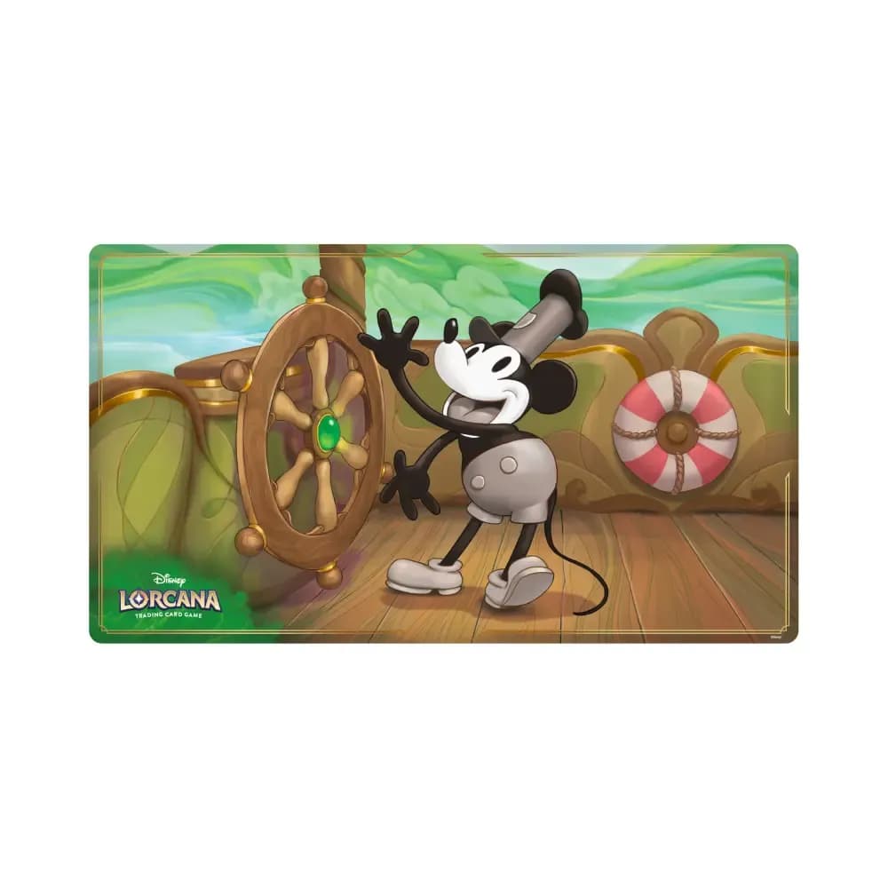 Lorcana: The First Chapter "Mickey Mouse – Steamboat Pilot" Playmat