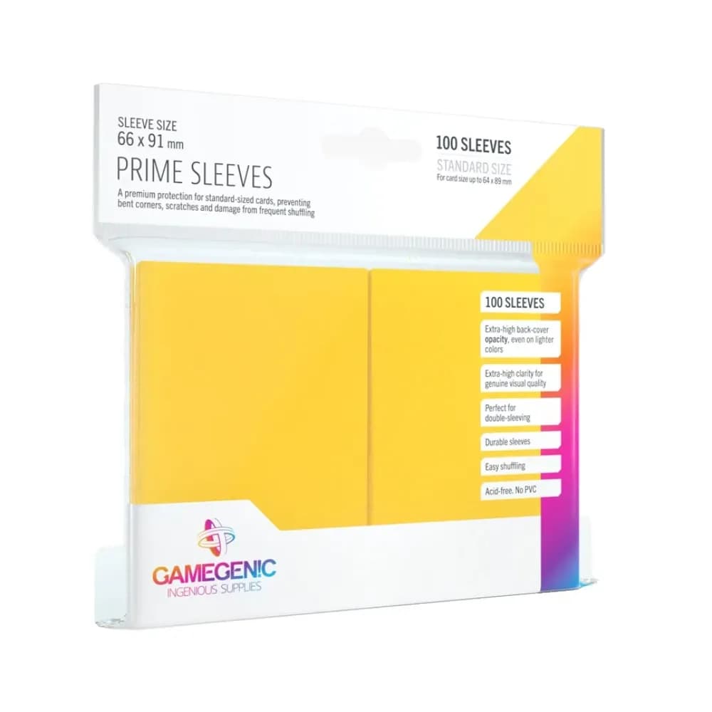 Gamegenic Prime obaly – Yellow (žluté, 100 ks)