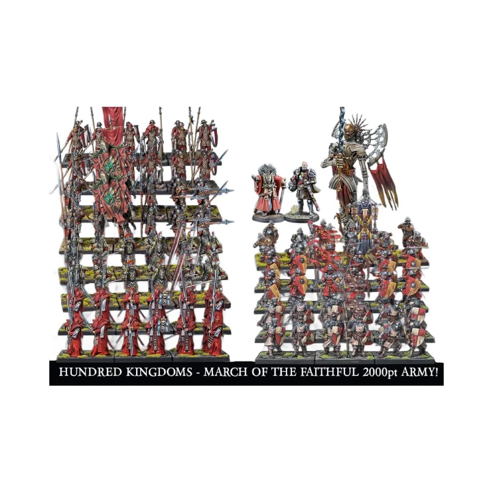 Conquest – The Hundred Kingdoms: March of the Faithful 2000-bodová armáda