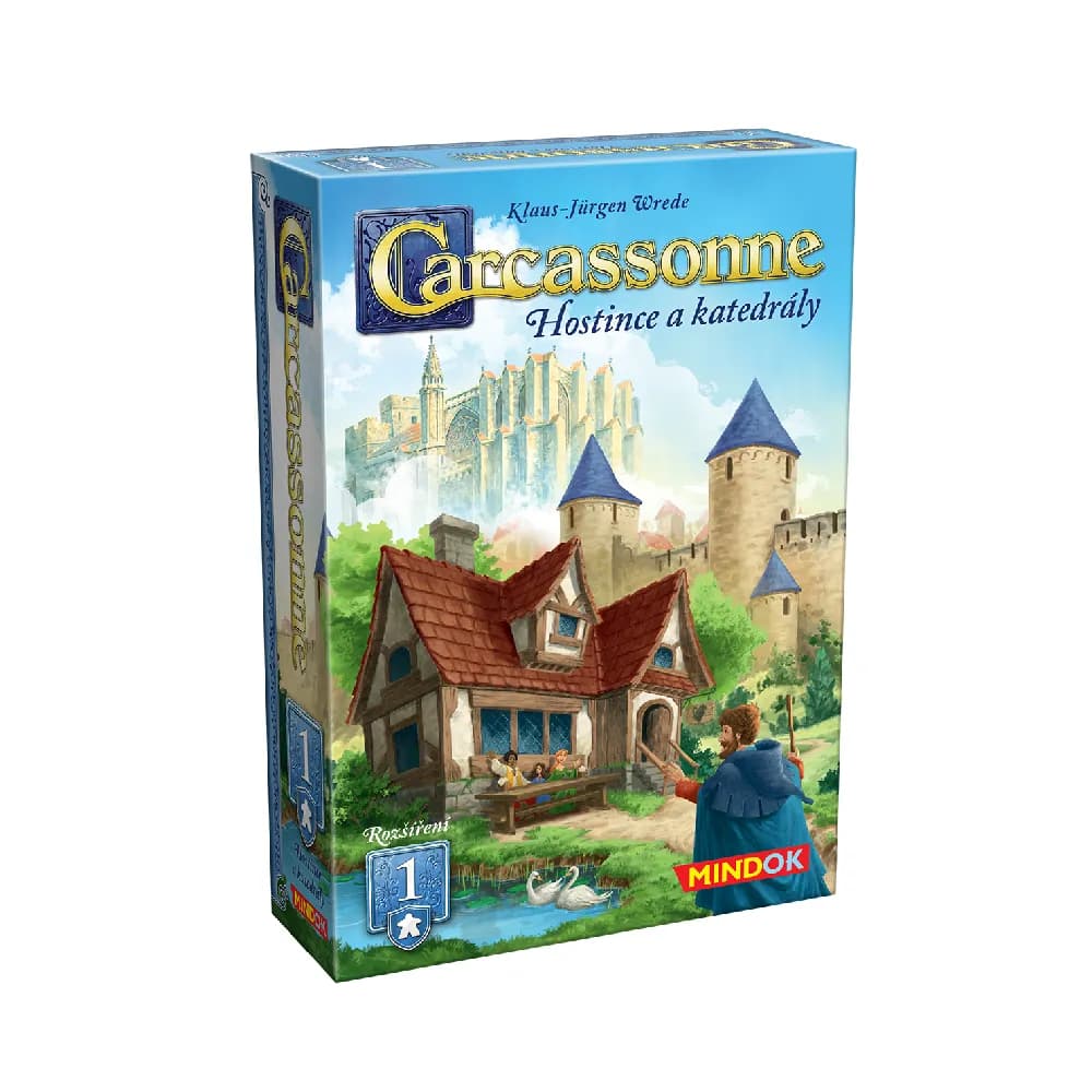 Carcassonne: rozšíření 1 – Hosplechovkace a katedrály (2025)