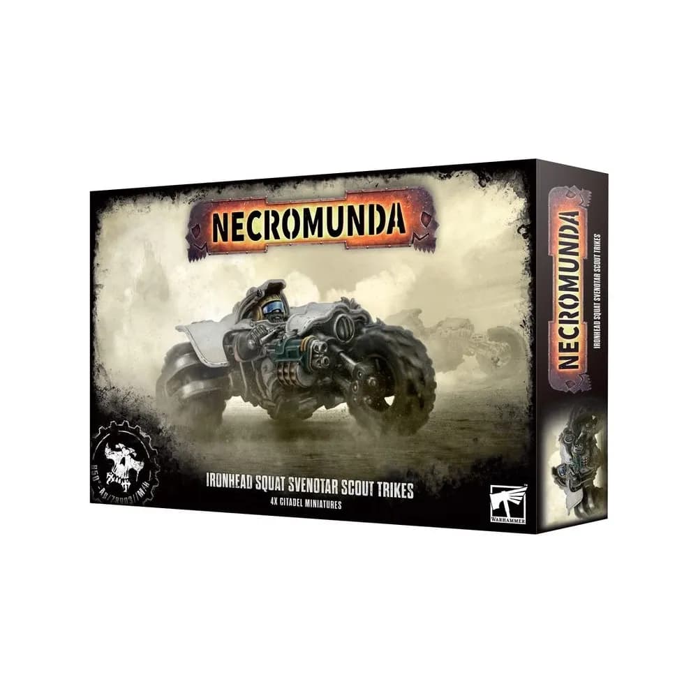 Necromunda – Ironhead Squat Svenotar Scout Trikes