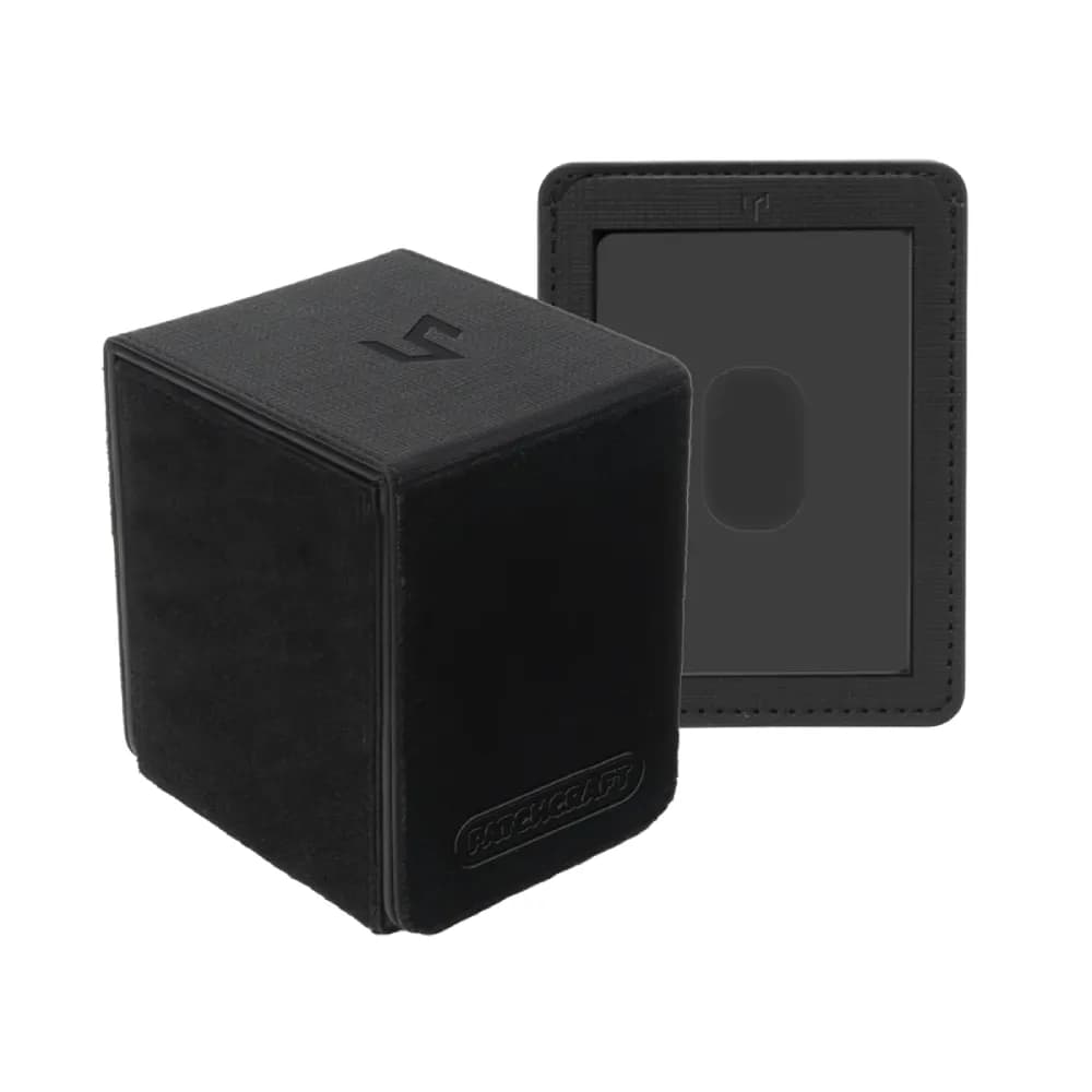 Ultra PRO Patchcraft Alcove Flip deck box – černý