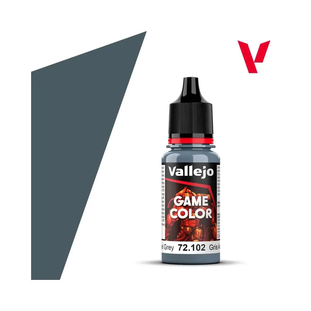 Vallejo Game Color: Steel Grey – 72.102