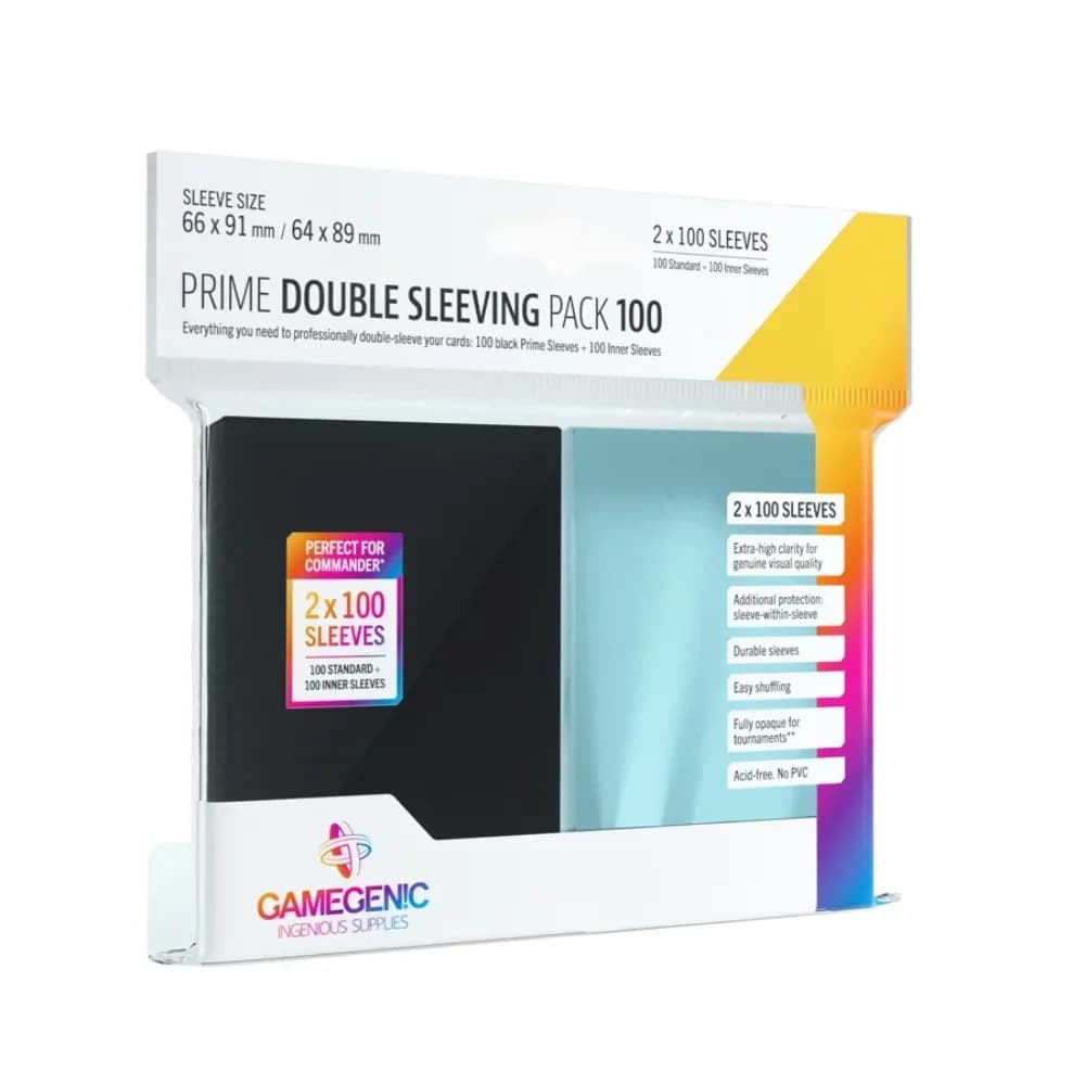 Gamegenic Prime Double Sleeving obaly (2x100 ks)