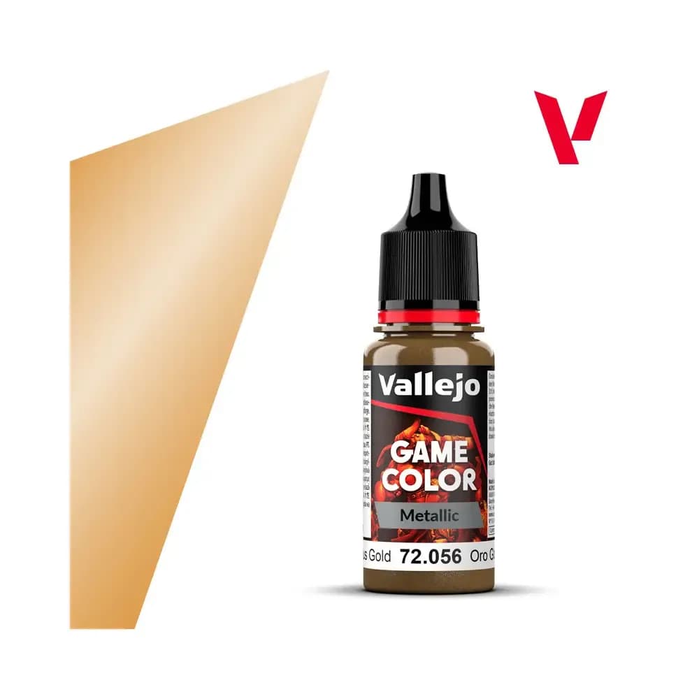 Vallejo Game Color Metallic: Glorious Gold – 72.056