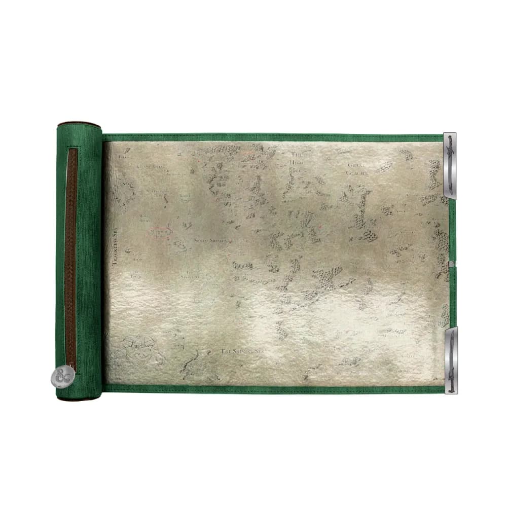 Ultra PRO Artifacts Across Eternities - Drizzt & The Forgotten Realms Premium Dice Scroll Map for Dungeons & Dragons