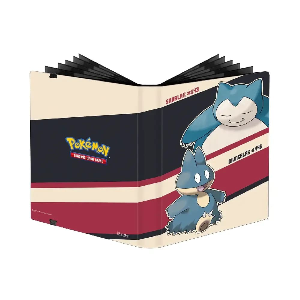 Ultra PRO PRO-Binder: Snorlax and Munchlax – 9 kapes