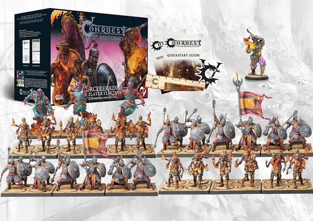 Conquest – 5th Anniversary Supercharged 1 Player Starter Set: Sorcerer Kings
