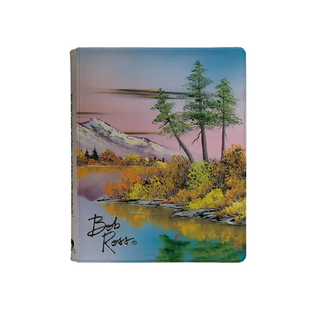Ultra PRO "Bob Ross Mighty Mountain Lake" Zippered PRO-Binder – 9 kapes