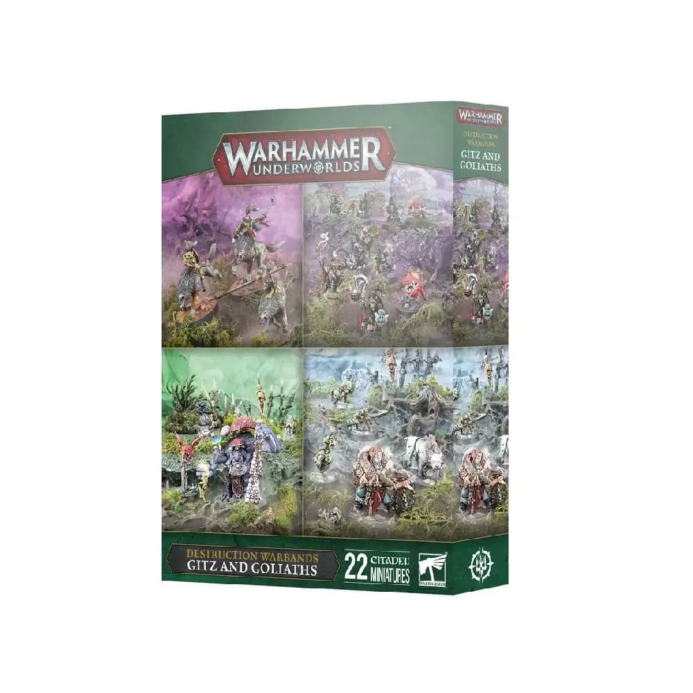 Warhammer Underworlds – Destruction Warbands: Gitz and Goliaths