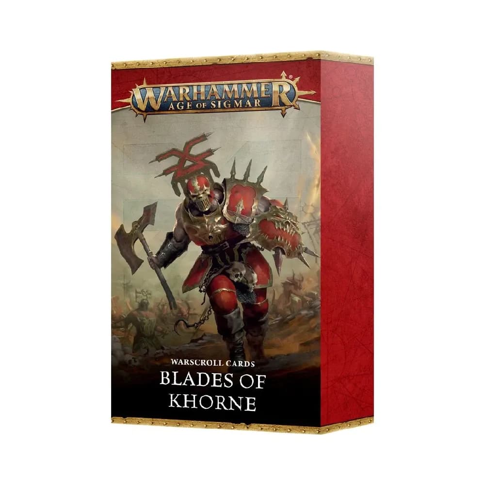 Warhammer AoS – Warscroll Cards: Blades of Khorne (4. Edice)