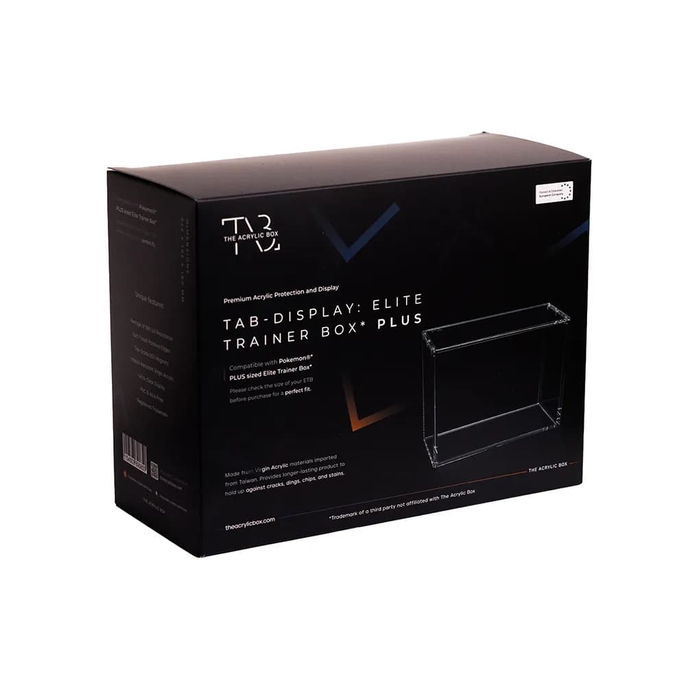 The Acrylic Box – Pokémon Elite Trainer Box Plus
