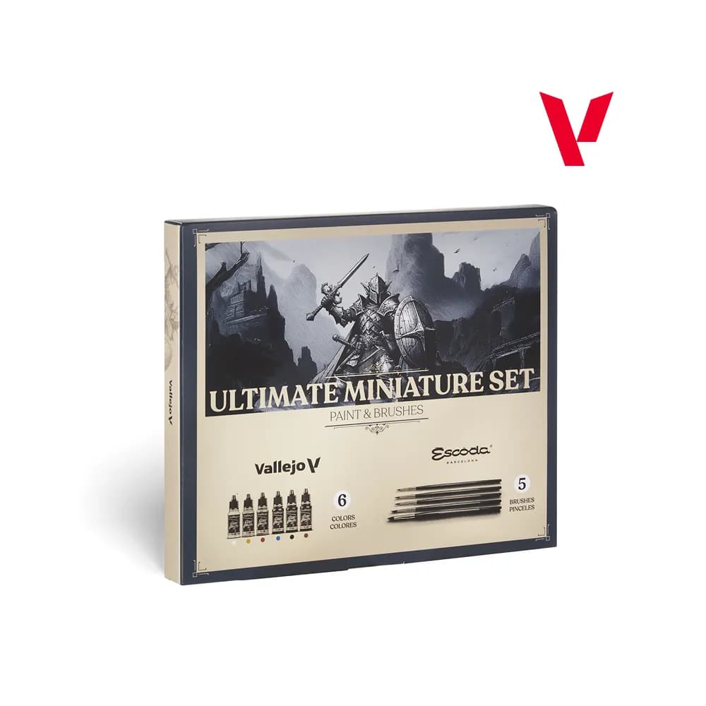 Vallejo Ultimate Miniature Set: Paint & Brushes – 72.2026