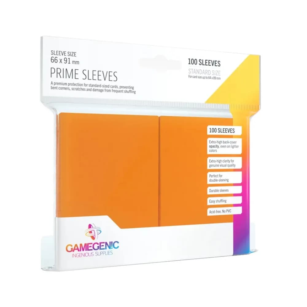 Gamegenic Prime obaly – Orange (oranžové, 100 ks)