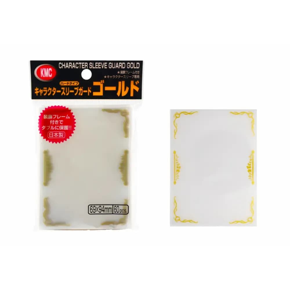 KMC Character Sleeve Guard (vnější) obaly – Gold (zlaté prvky, 60 ks)