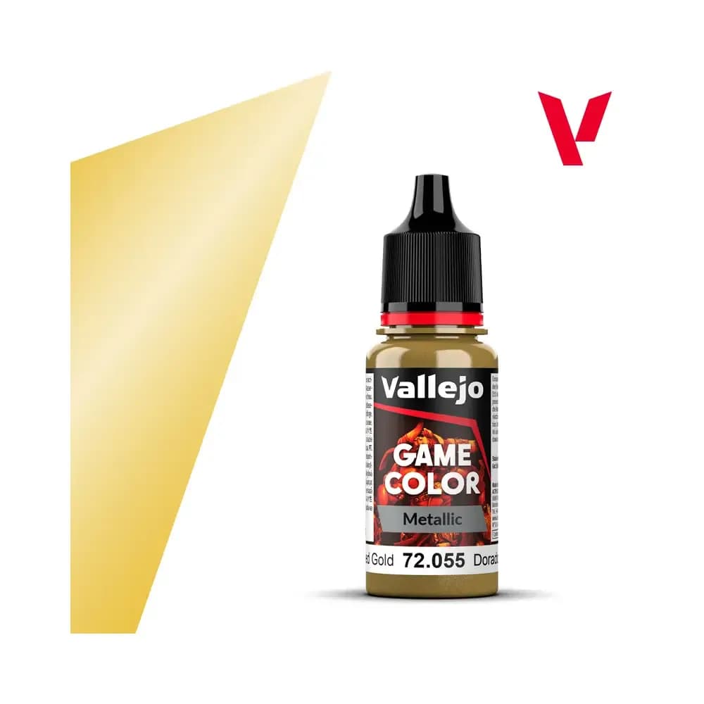 Vallejo Game Color Metallic: Polished Gold – 72.055