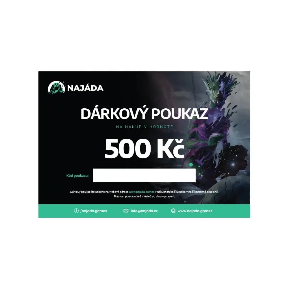 Dárkový poukaz 500 Kč