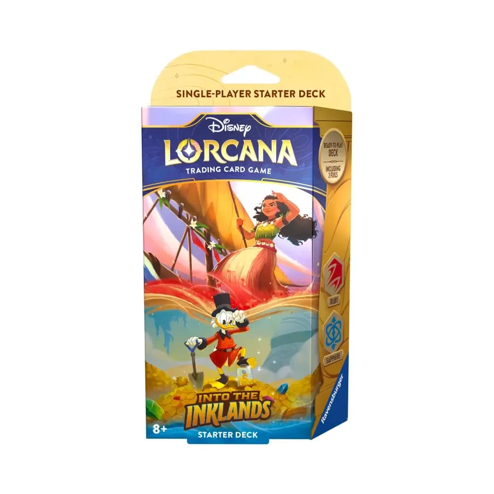 Lorcana: Into the Inklands Ruby & Sapphire Starter Deck