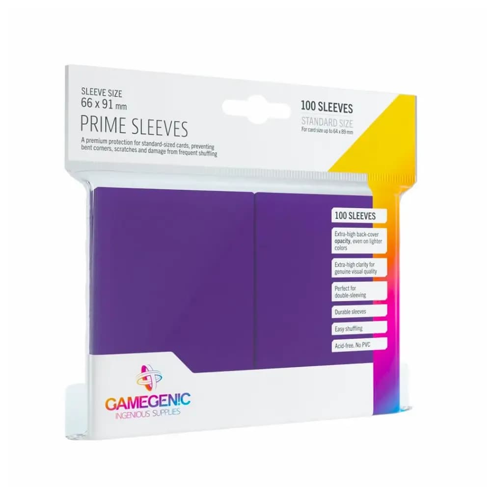 Gamegenic Prime obaly – Purple (fialové, 100 ks)