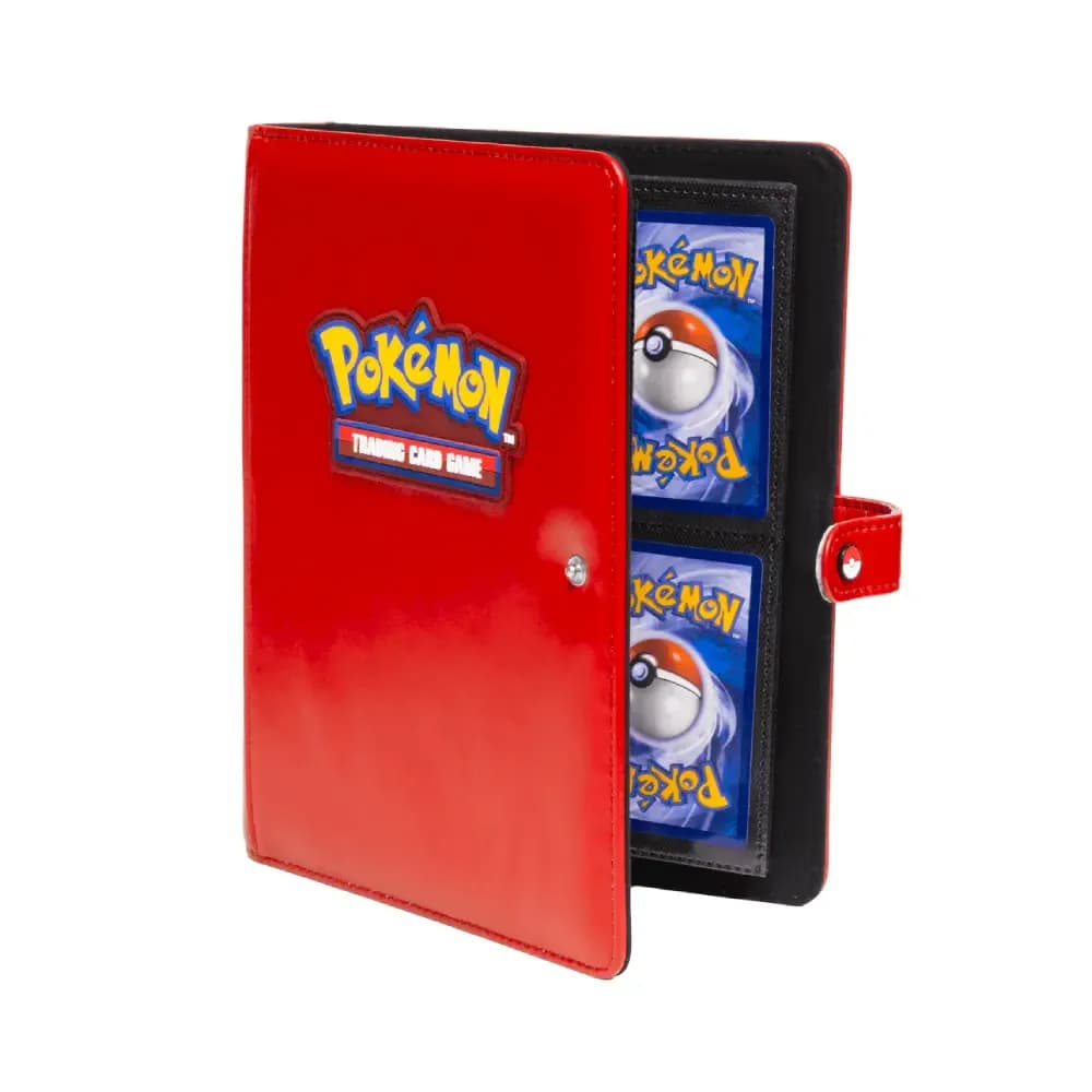 Ultra PRO Premium Snap 4-Pocket Pokémon Logo binder (červený)