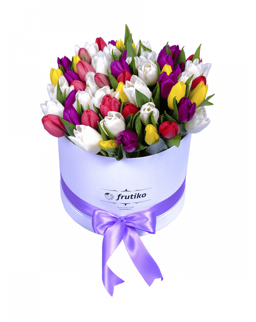 Krabice tulipánů MIX