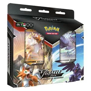 Lycanroc V vs. Corviknight V Battle Deck