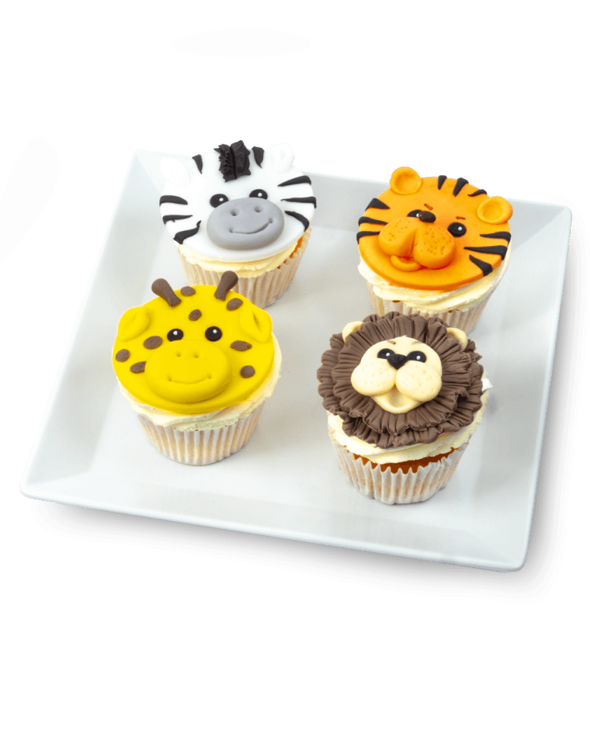 Zvířátkové cupcakes Mini (XS)